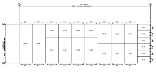 Mini Storage Building Floor Plan Mini-storage Building Floor Plan
