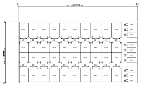 Mini Storage Outlet Floor Plans for Mini Storage Buildings