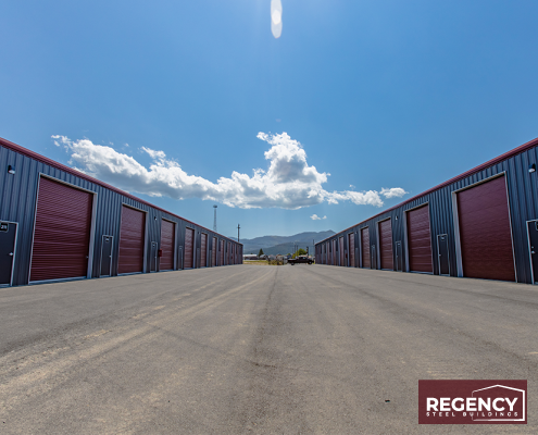 Prefab self-storage buildings in Idaho with metal siding Prefab self-storage buildings in Idaho with metal siding