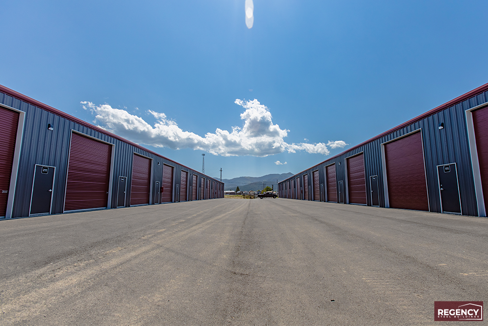Prefab self-storage buildings in Idaho with metal siding Prefab self-storage buildings in Idaho with metal siding