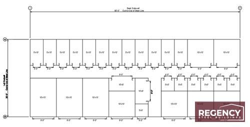 Storage Unit Plans | Floor Plans for Mini Storage Buildings - Mini ...