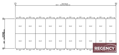 Mini Storage Layout Storage Unit Plans | Floor Plans for Mini Storage Buildings - Mini ...