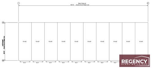Single Slope Building Floorplans Single-Slope Building Floorplans