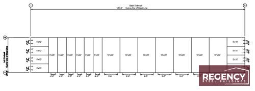 Single Slope Building Floorplan Single-Slope Building Floorplan