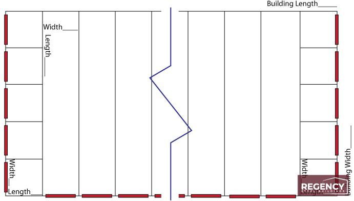 Floorplans with Equal Units on Each Side Floorplans with Equal Units