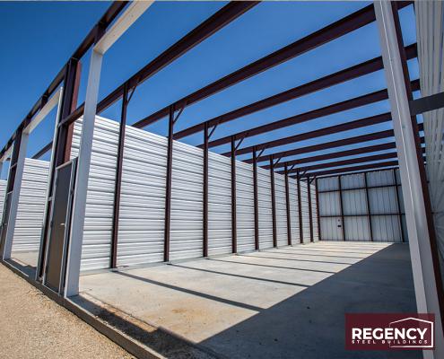 Storage Building Erection Process