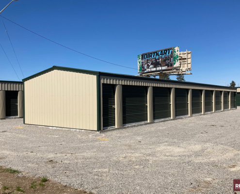 metal storage building in stateline