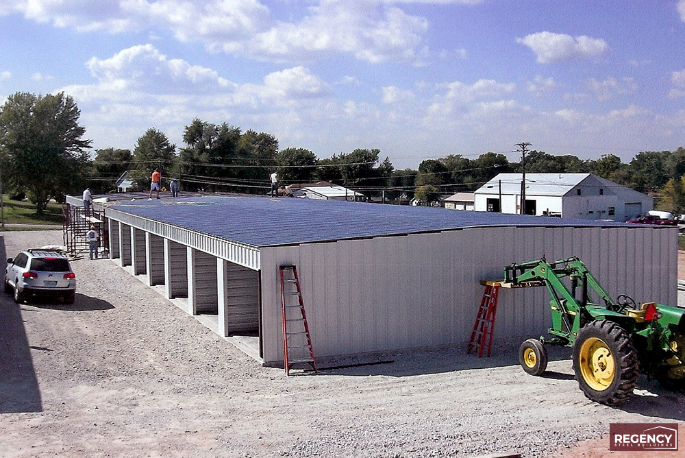 Storage Building Erection Erecting Storage Building