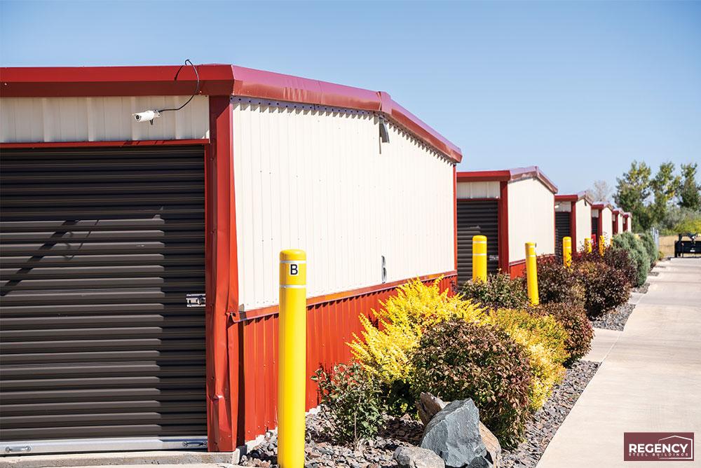 what types of landscaping can i use at my mini storage facility?