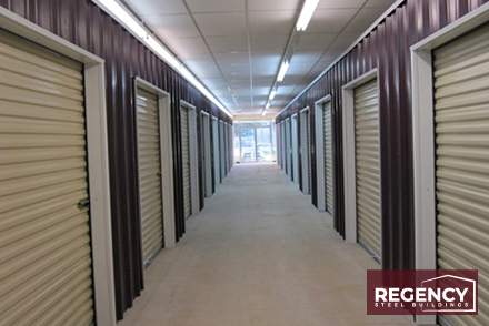 climate controlled storage interior