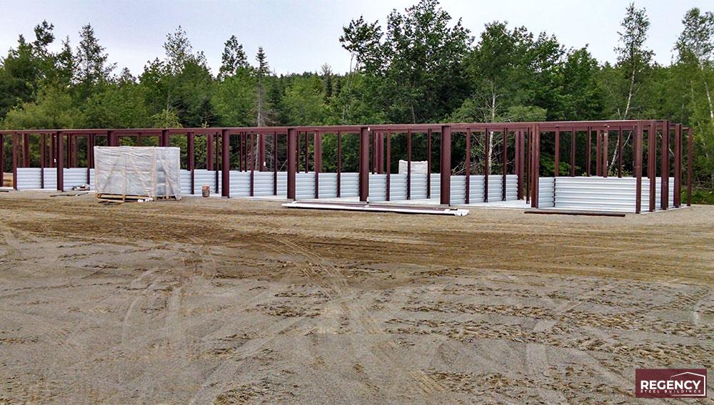 mini-storage-construction-maine Mini Storage Building Kit in Waltham, Maine