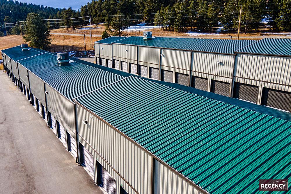 mini-storage-buildings-bailey-colorado storage facility has residential and commercial tenants with outdoor access storage units, RV and boat storage