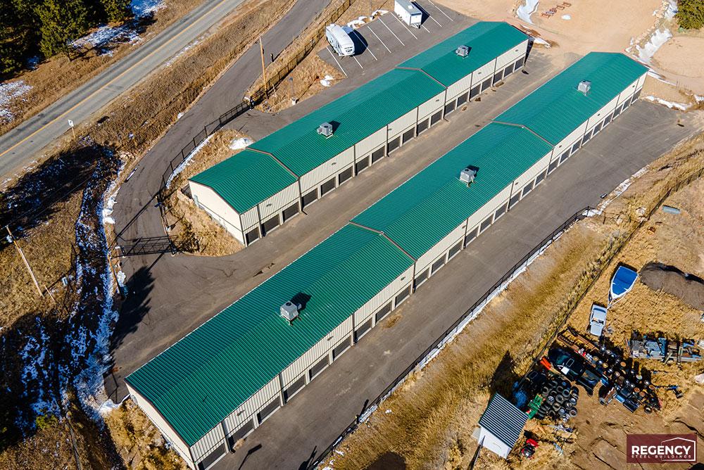Self-Storage Buildings in Bailey, Colorado | The storage facility has residential and commercial tenants with outdoor access storage units, RV and boat storage