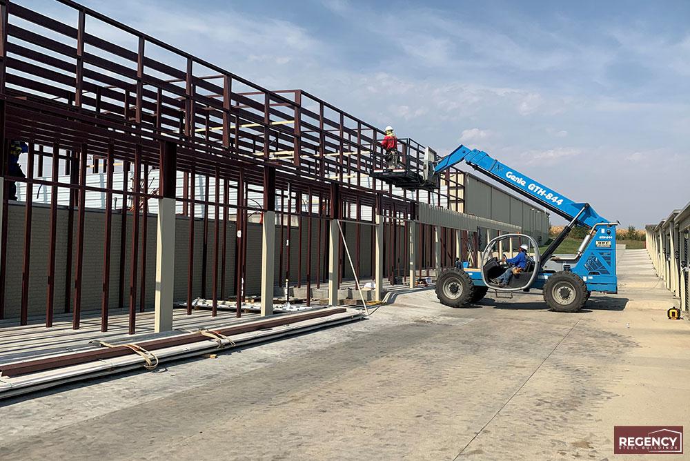 mini-storage-construction Construction of Storage RV storage buildings