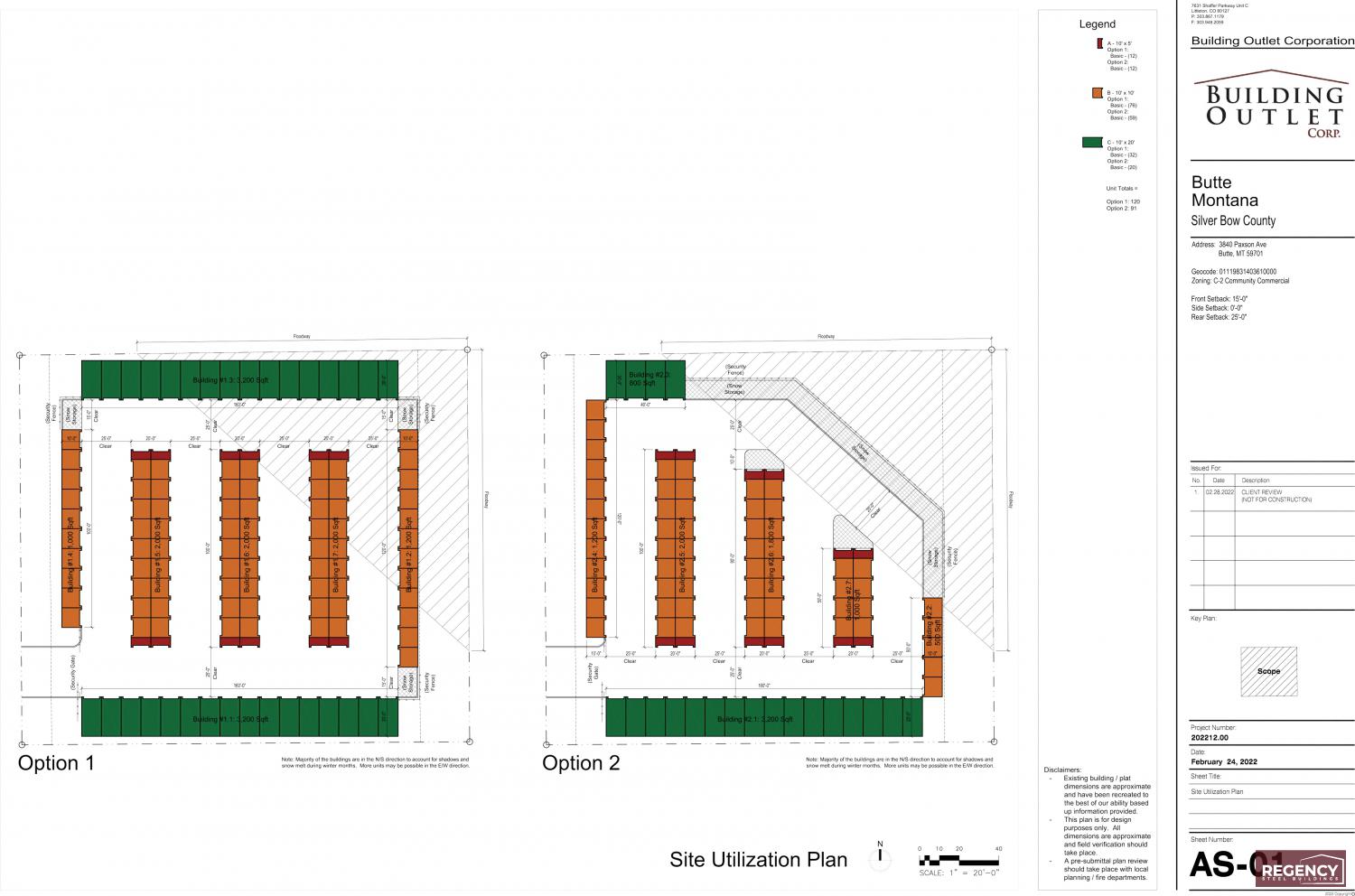 Storage Plan Example Self Storage Site Plans | Expert Storage Planning - Mini Storage Outlet