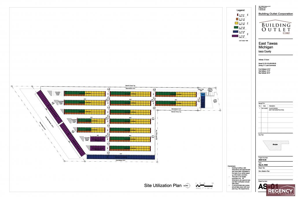 East Tawas MI_8 +- Acres Sample 8 Acre Site Plan