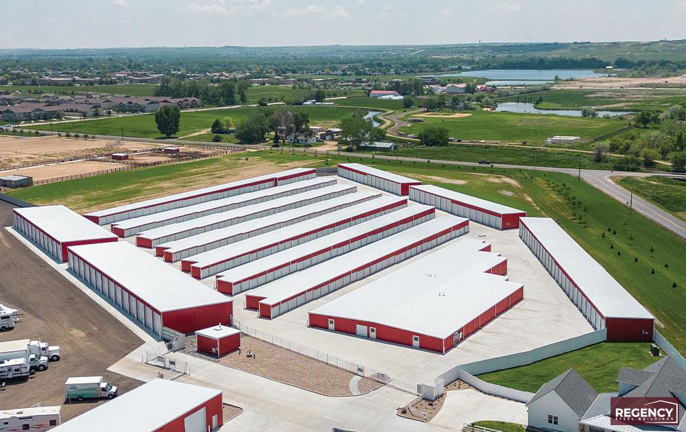 large RV and boat storage facility in Colorado