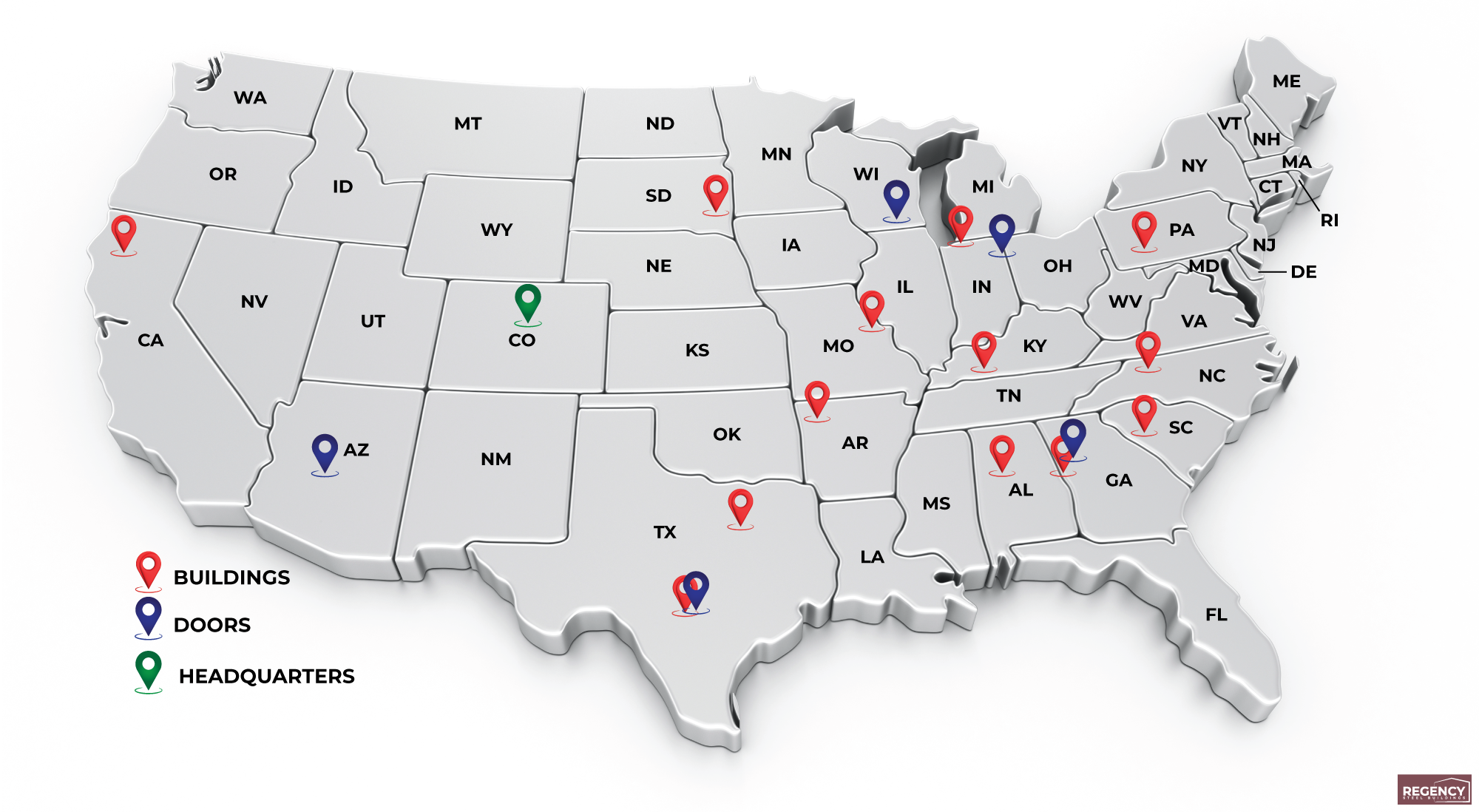 Building and Door Shipping Location