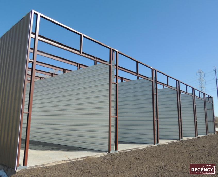 RV storage under construction