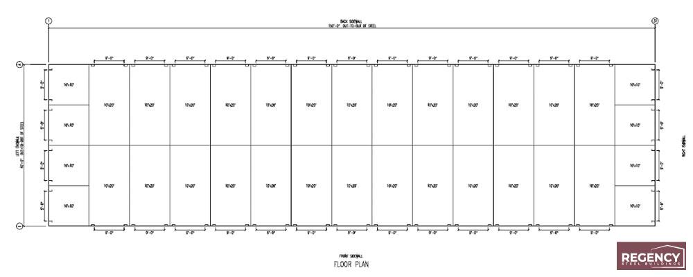 price-special-40x150 40x140 Mini Storage Plans